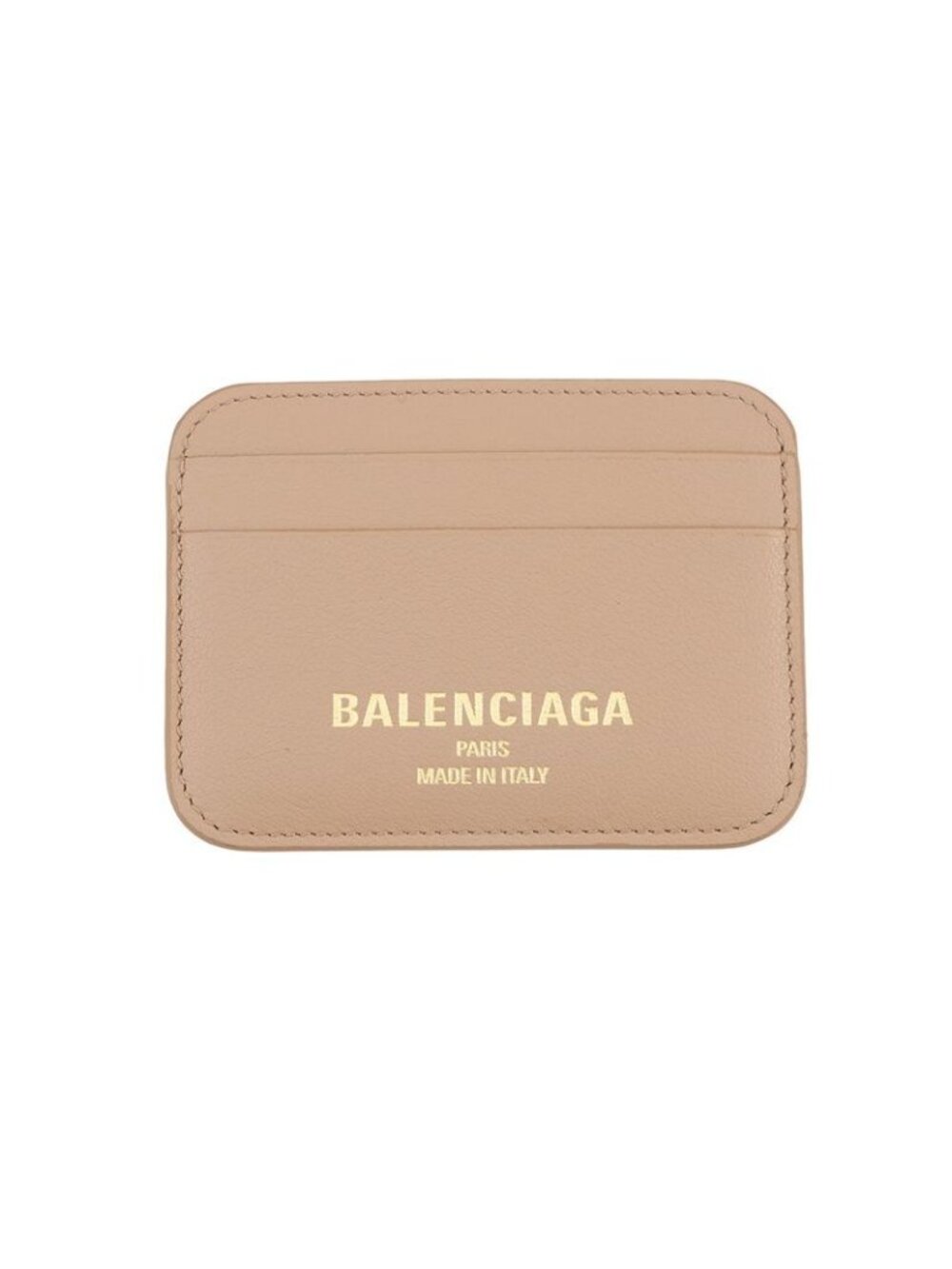 Balenciaga Card Case Calf Leather Beige - Picture 3 of 10